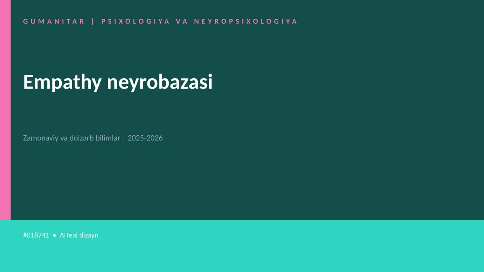 Empathy neyrobazasi 1