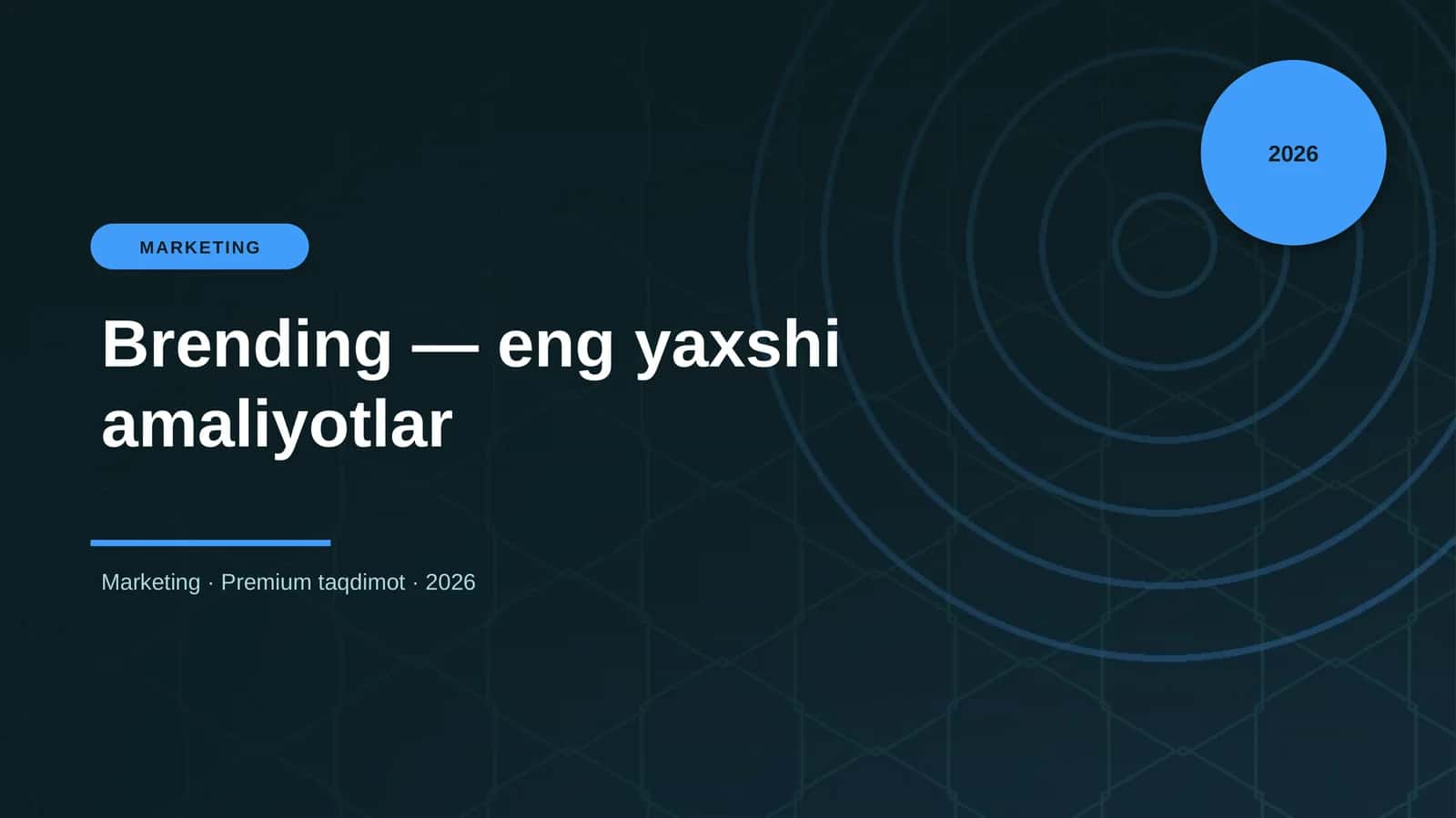 Brending — eng yaxshi amaliyotlar 1