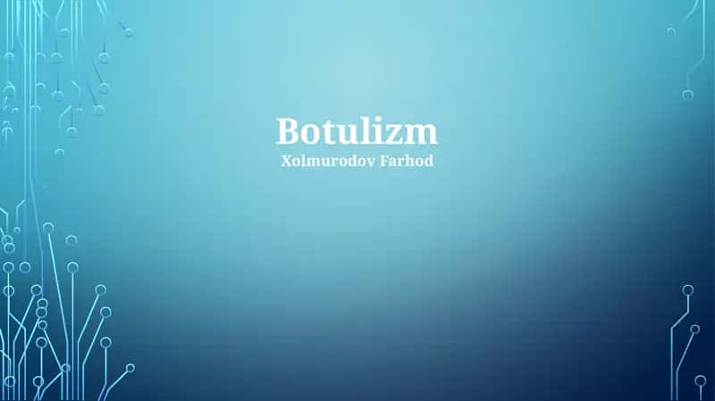 Botulizm 1