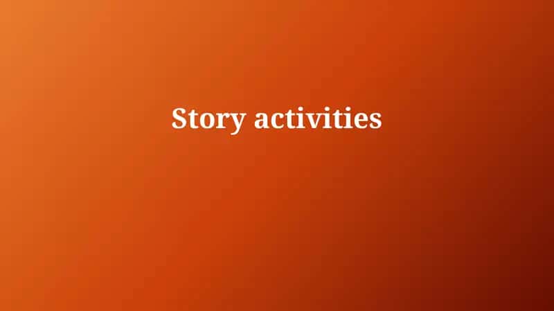Story activities 1