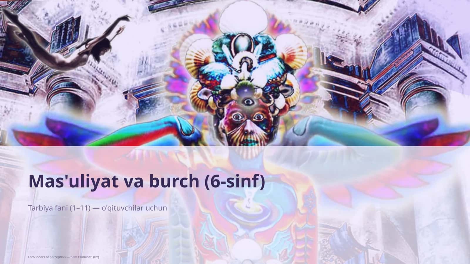 Mas'uliyat va burch (6-sinf) 1