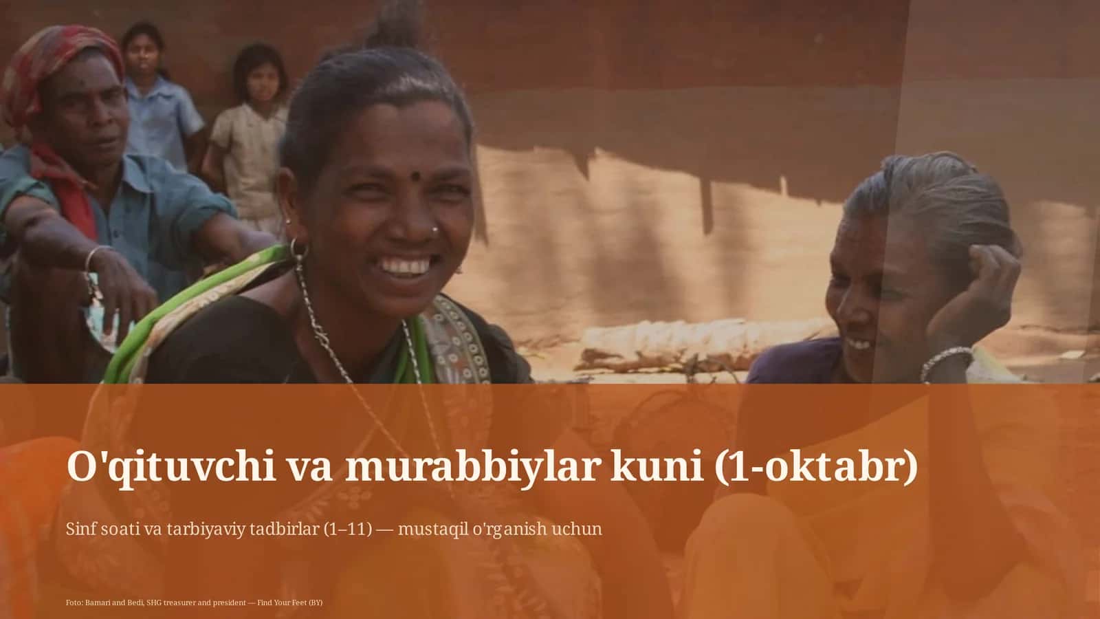 O'qituvchi va murabbiylar kuni (1-oktabr) 1