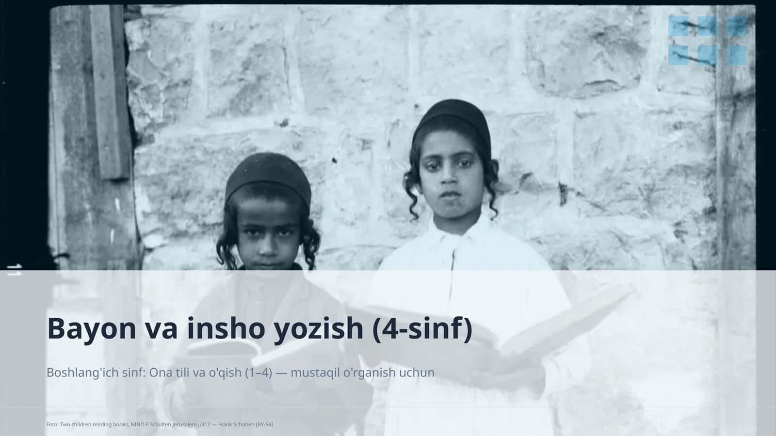 Bayon va insho yozish (4-sinf) 1