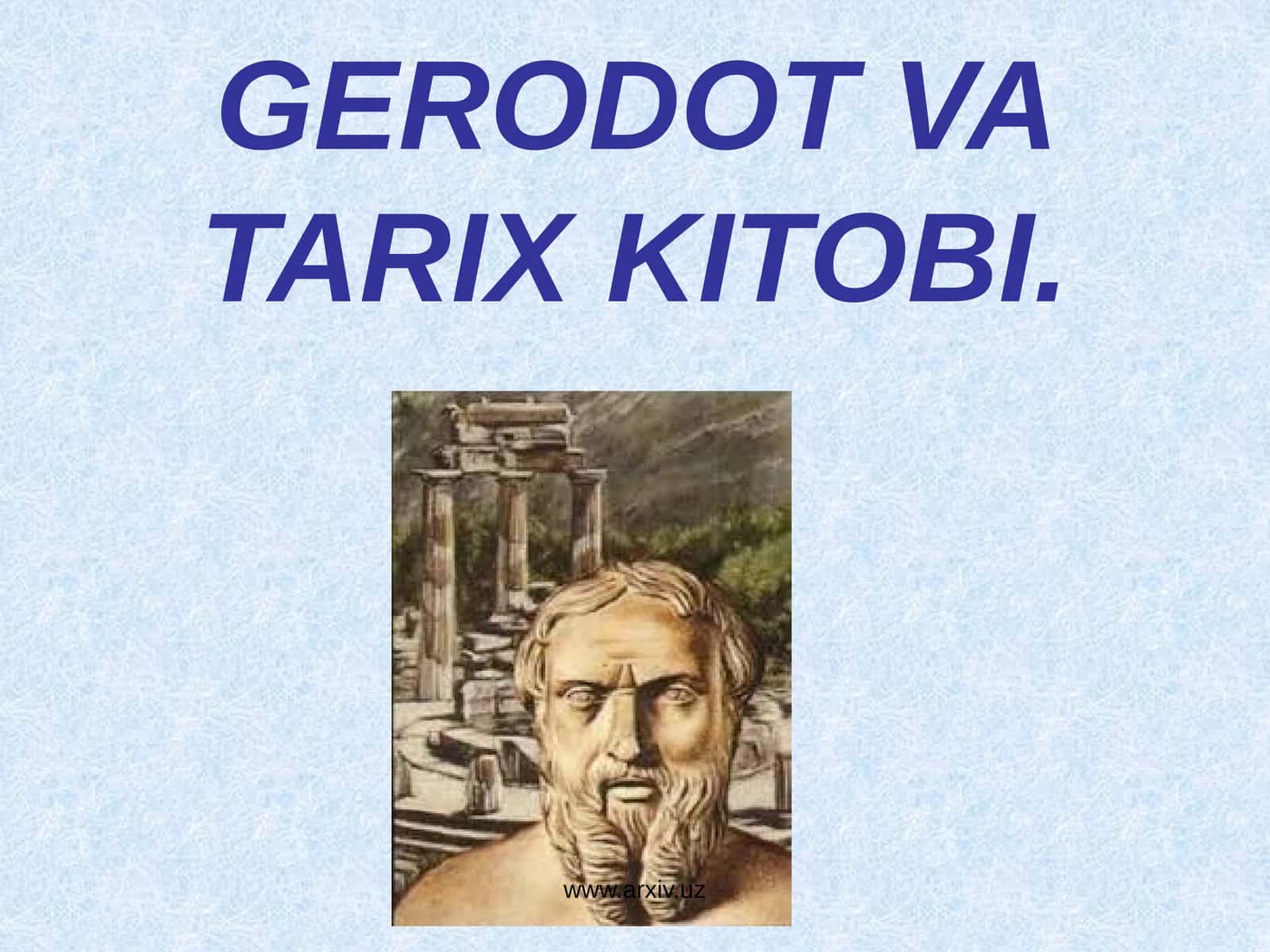 GERODOT VA TARIX KITOBI 1