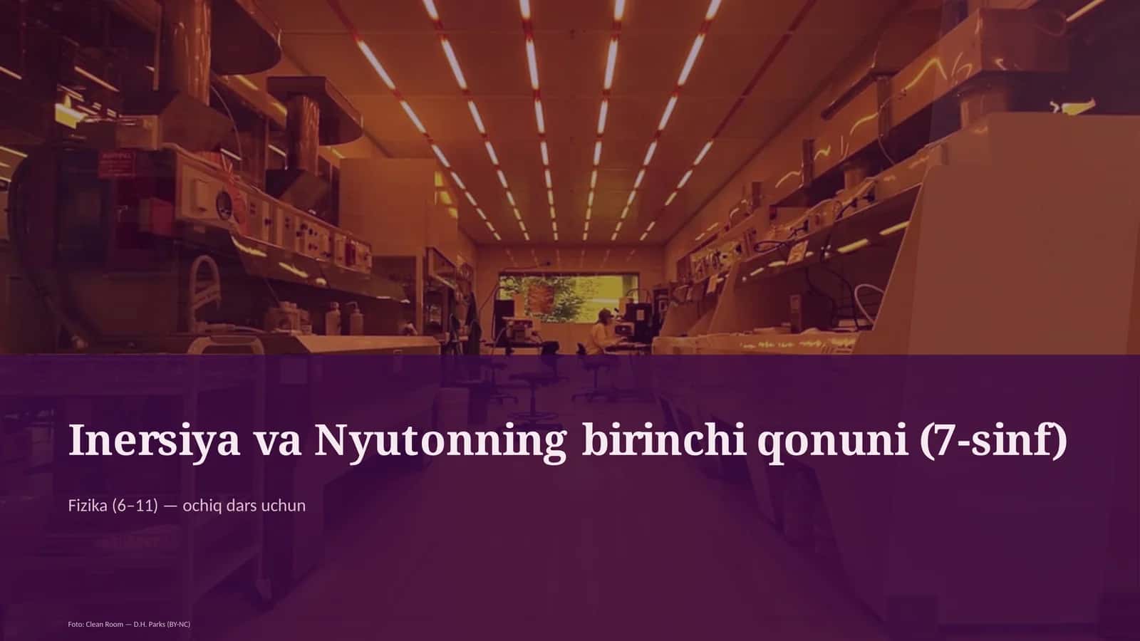 Inersiya va Nyutonning birinchi qonuni (7-sinf) 1
