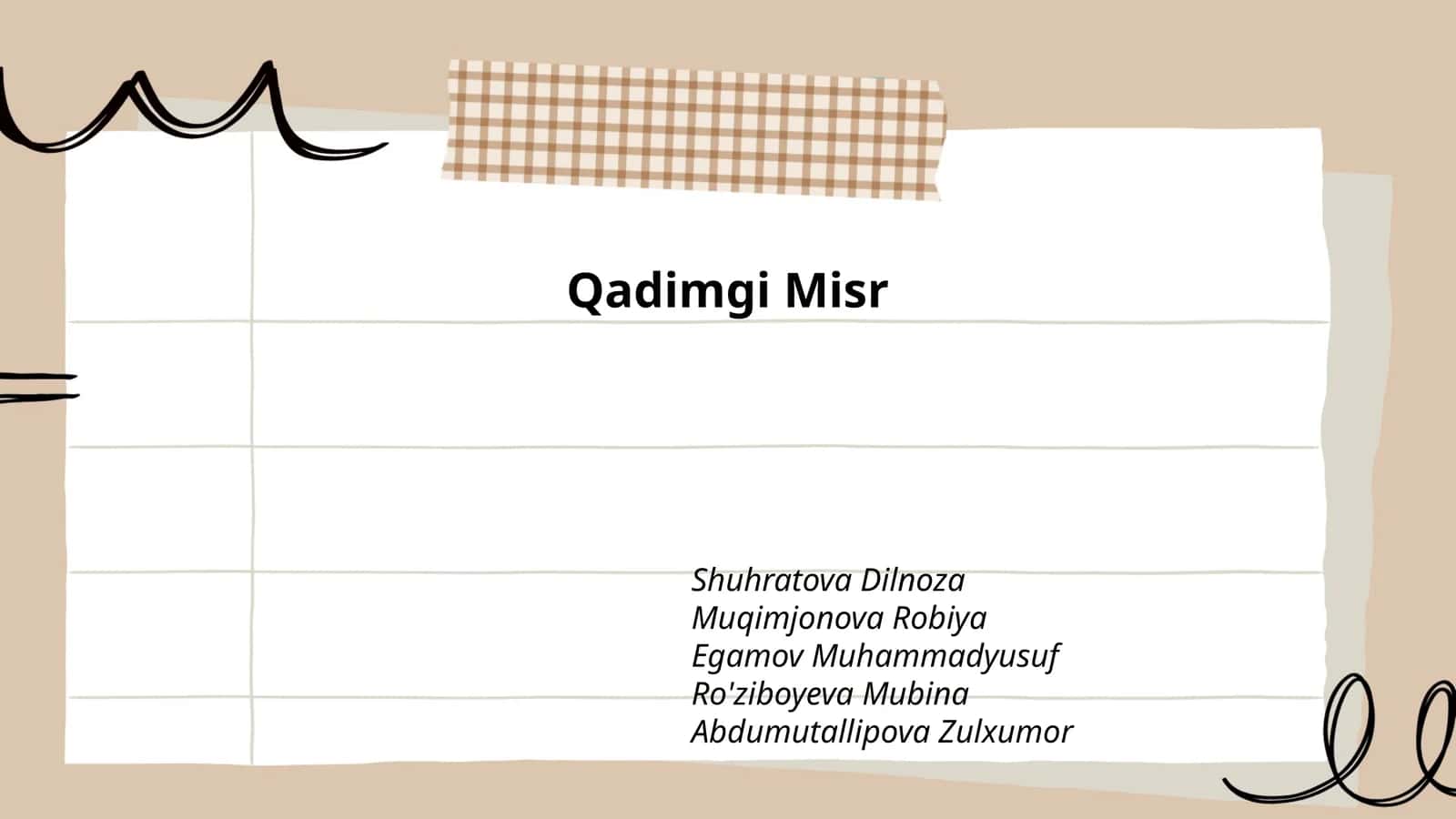 Qadimgi Misr 1