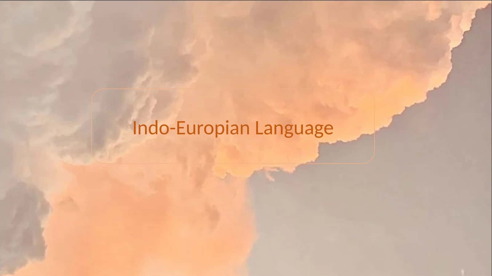 Indo-EuropianLanguage 1