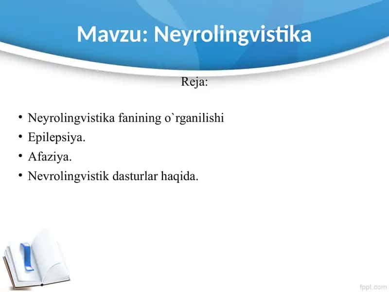 Neyrolingvistika 1