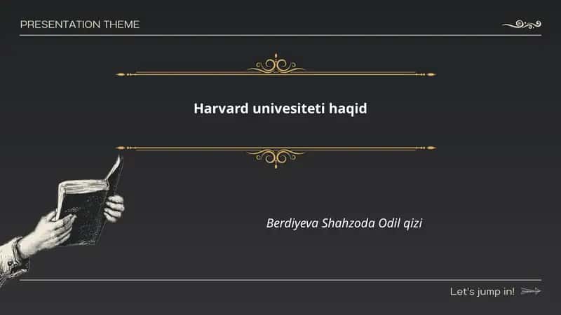 Harvard Universiteti Tarixi 1