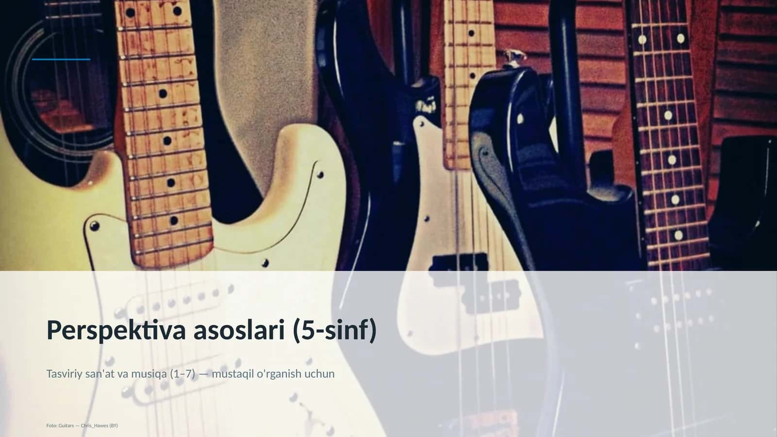 Perspektiva asoslari (5-sinf) 1