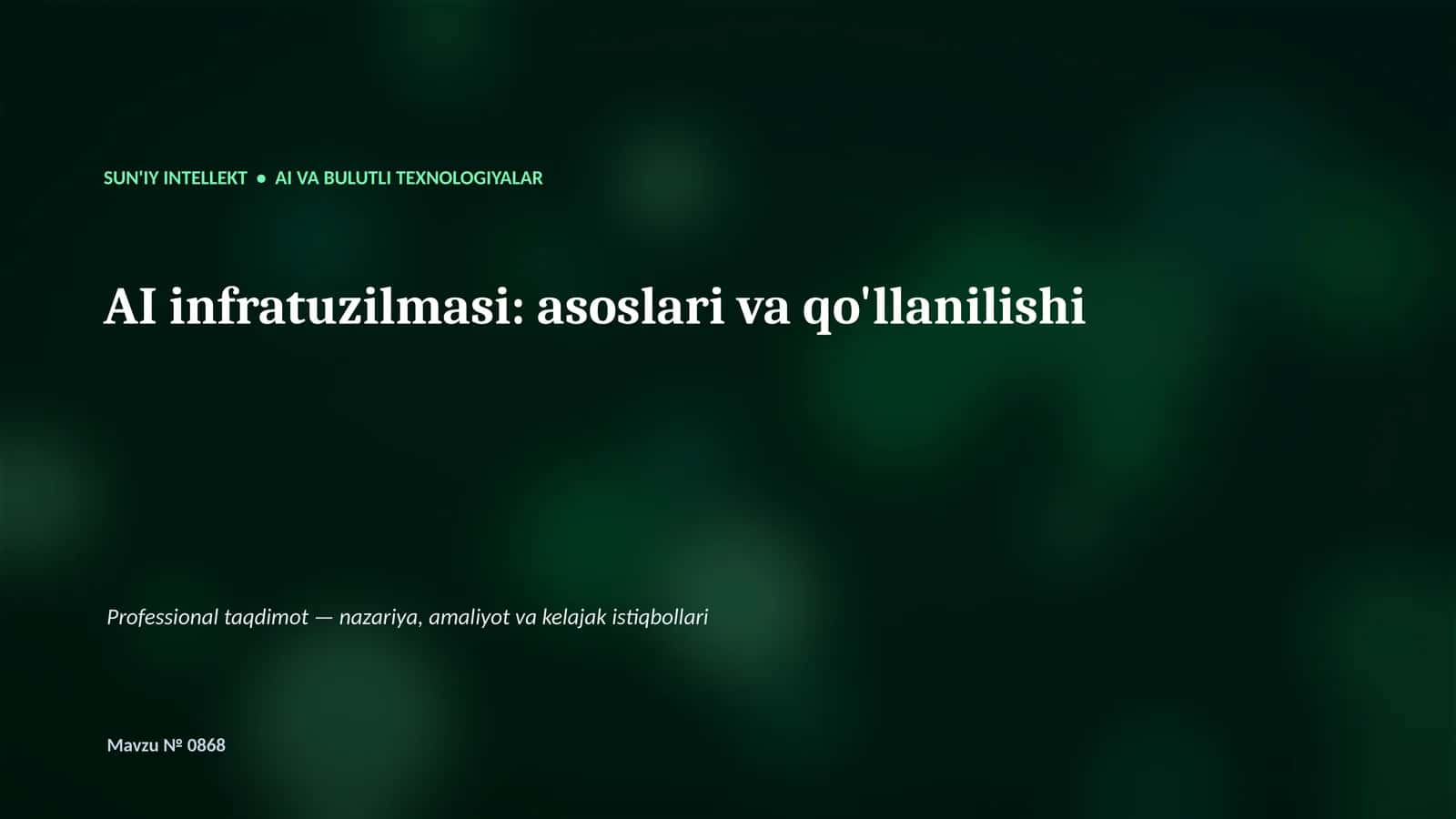 Bulutli AI 1