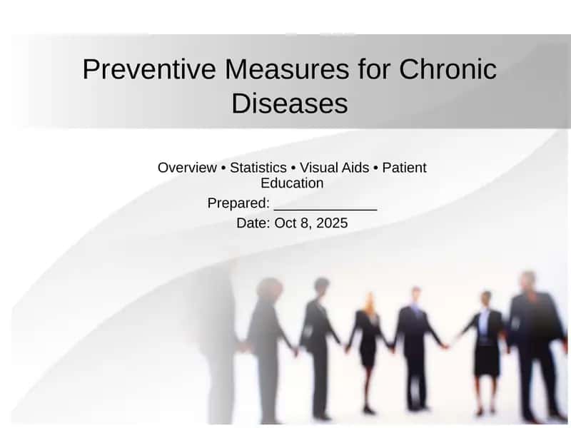 Preventive Measures for Chronic Diseases 1