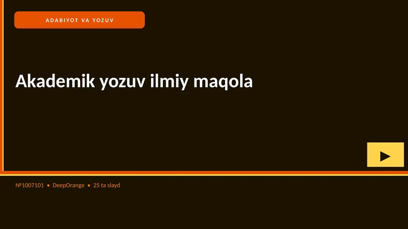 AKADEMIK YOZUV ILMIY MAQOLA 1