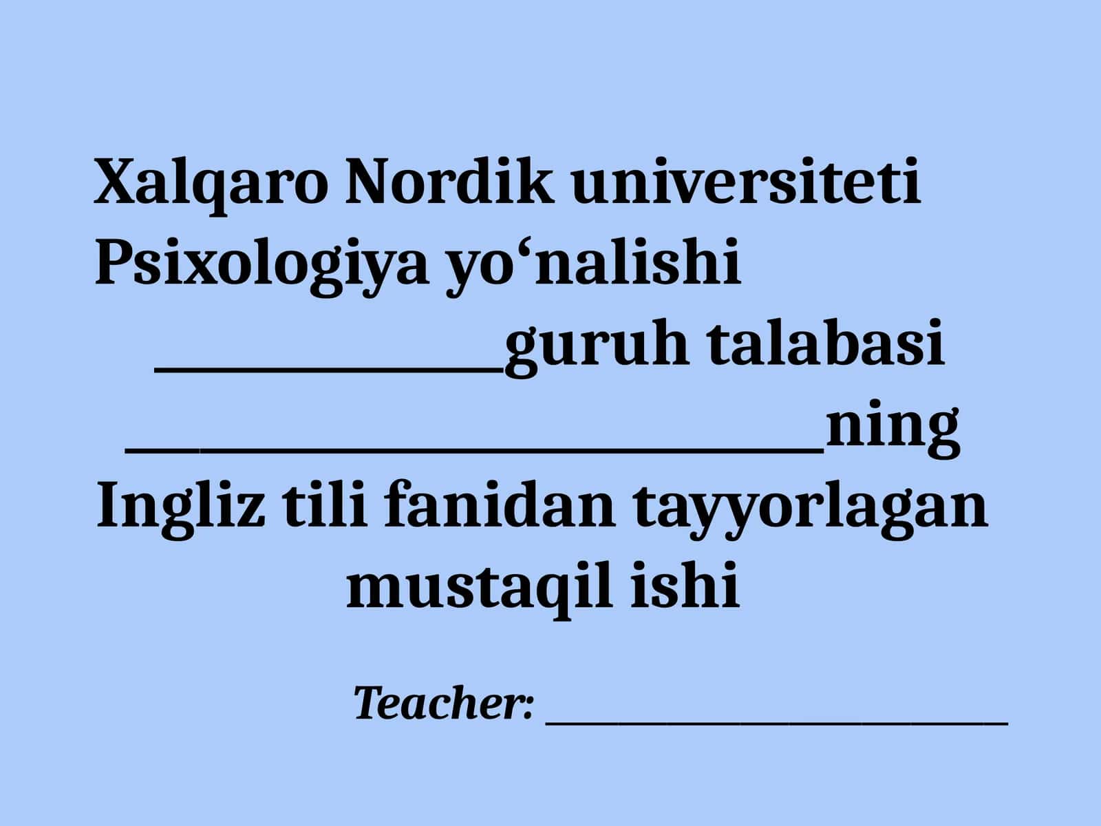 MY FAVORITE HOBBY INTRODUCTION 1