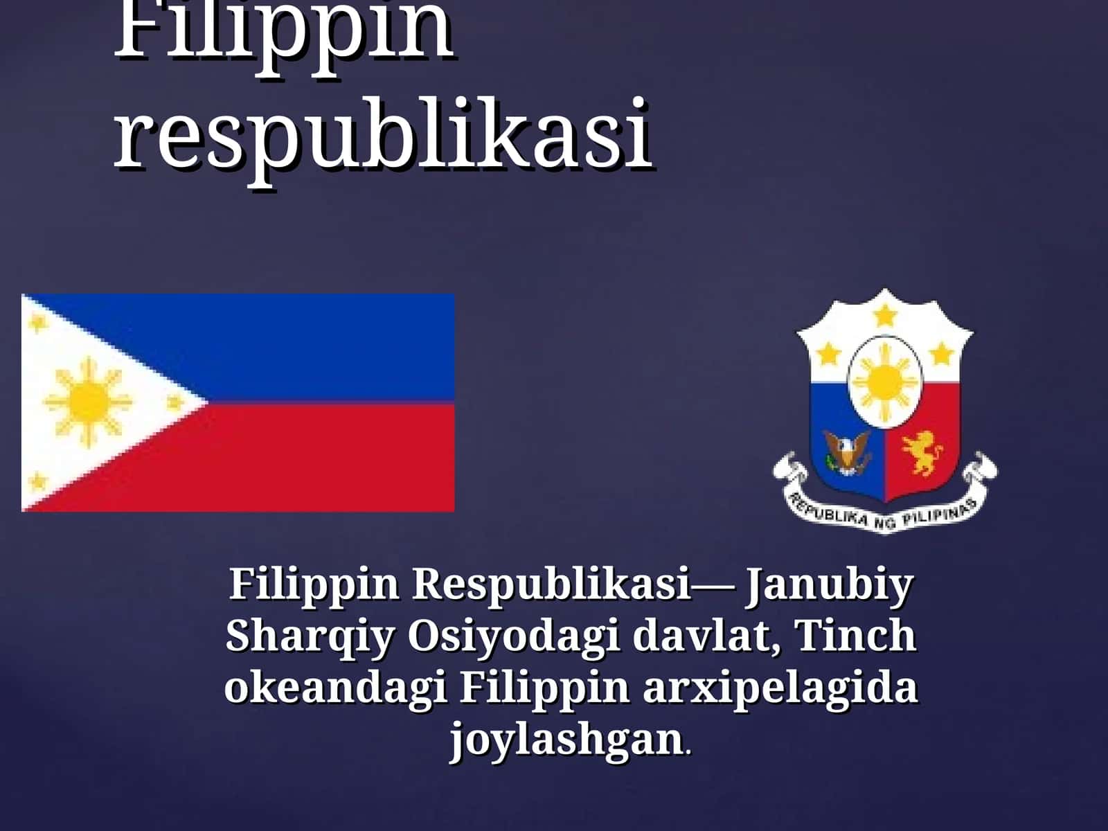 Filippin respublikasi 1
