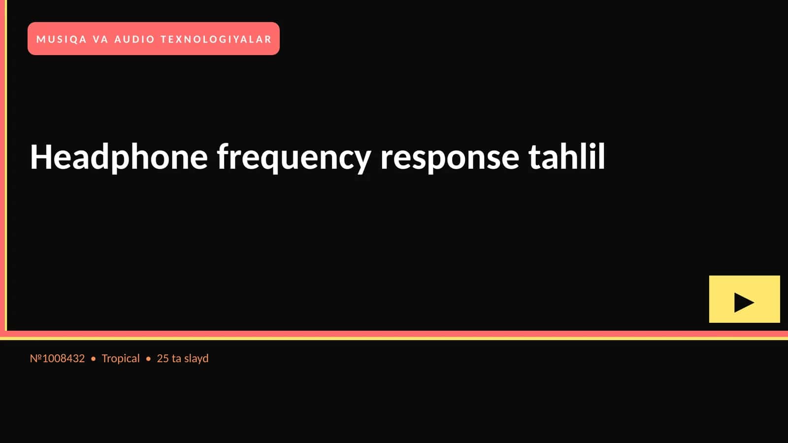 Headphone frequency response tahlil 1