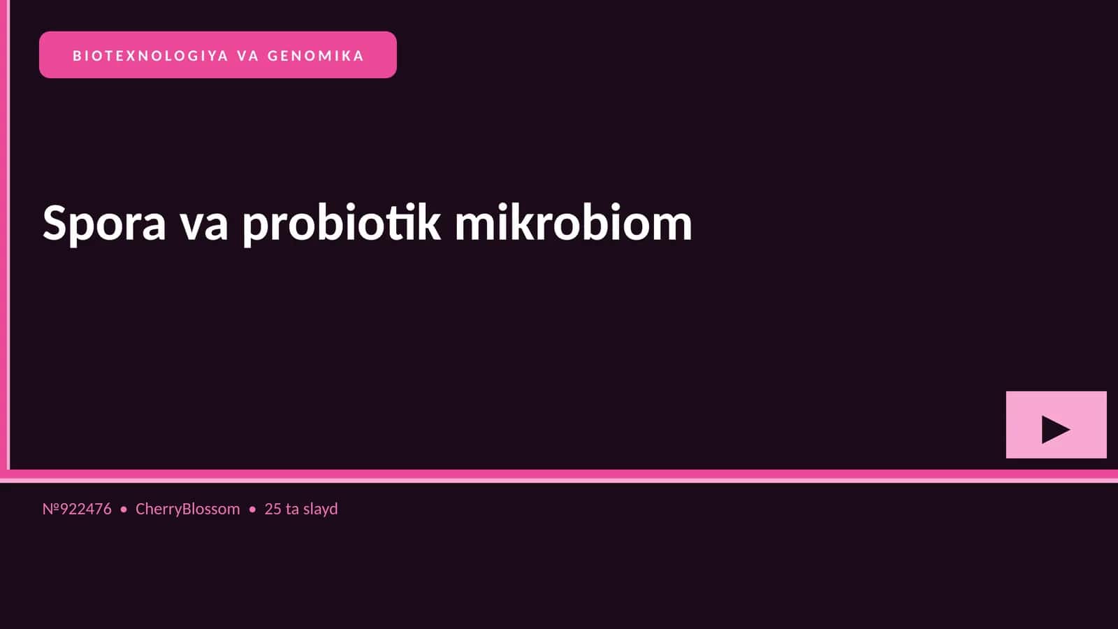 Spora va probiotik mikrobiom 1