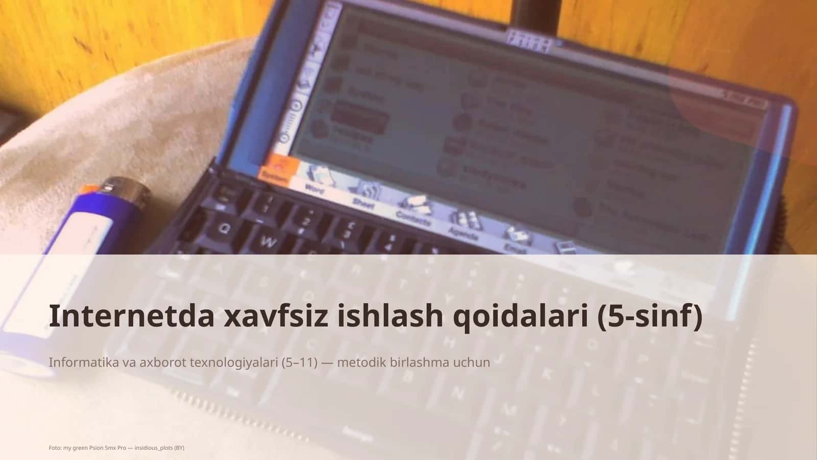 Internetda xavfsiz ishlash qoidalari (5-sinf) 1