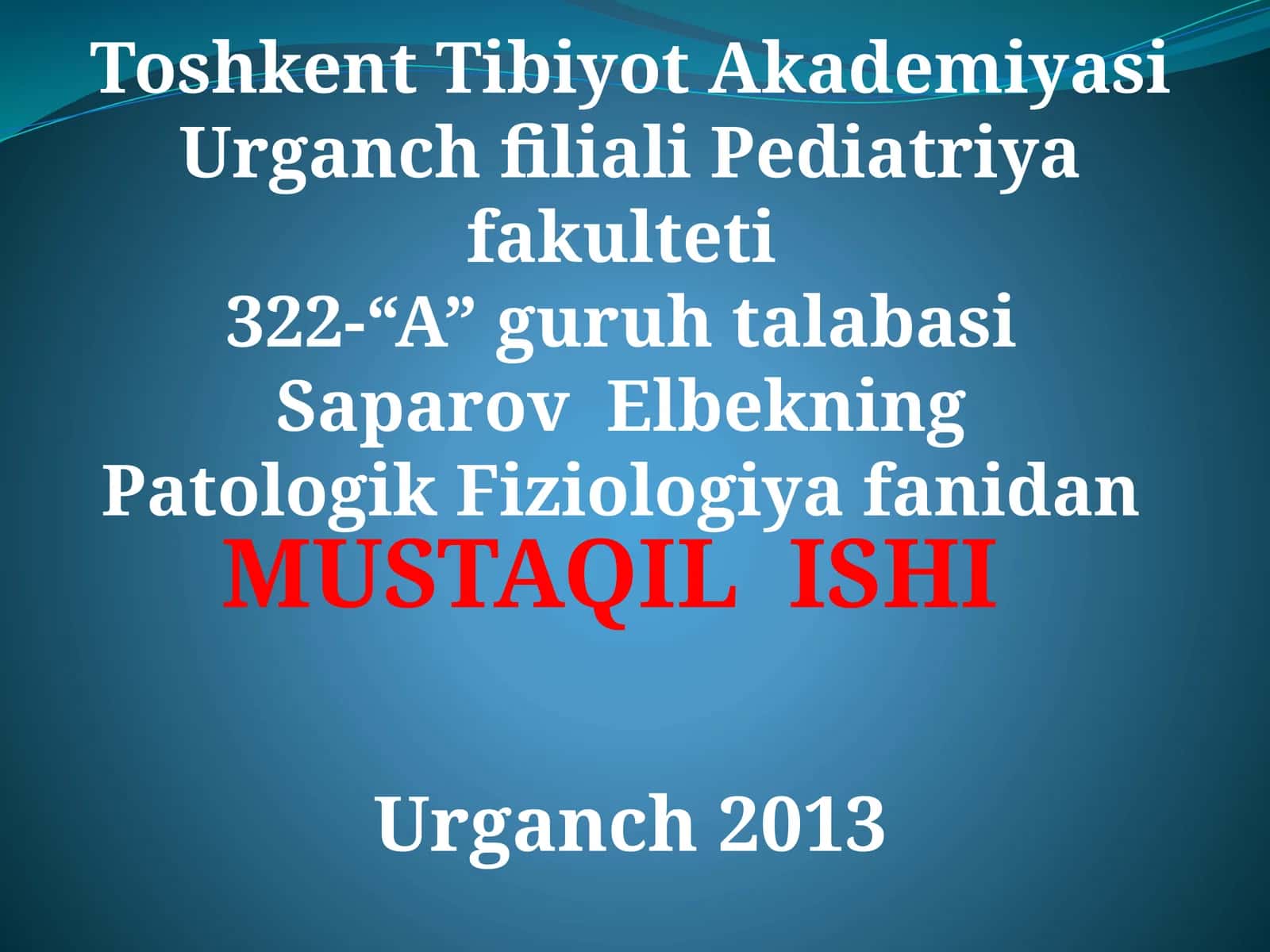 Xujayra shikastlanishida 1