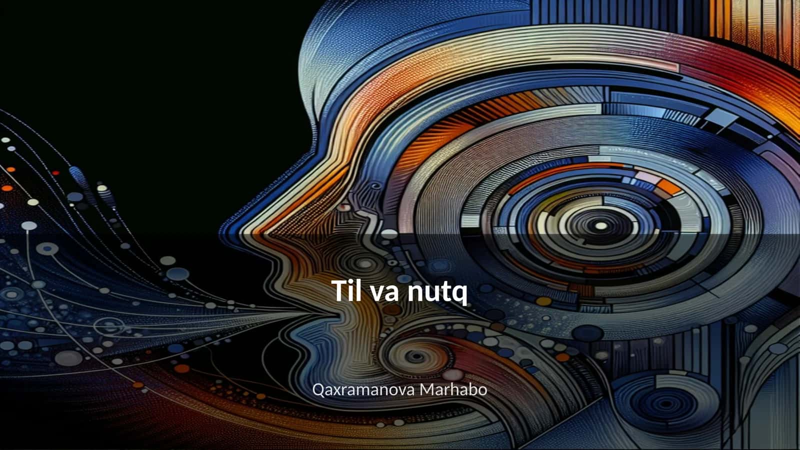 Til va nutq 1
