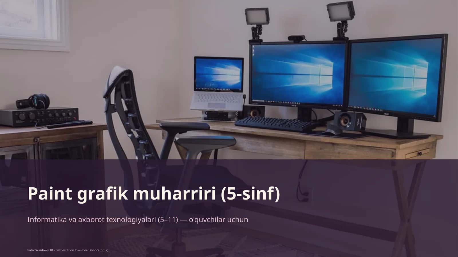 Paint grafik muharriri (5-sinf) 1