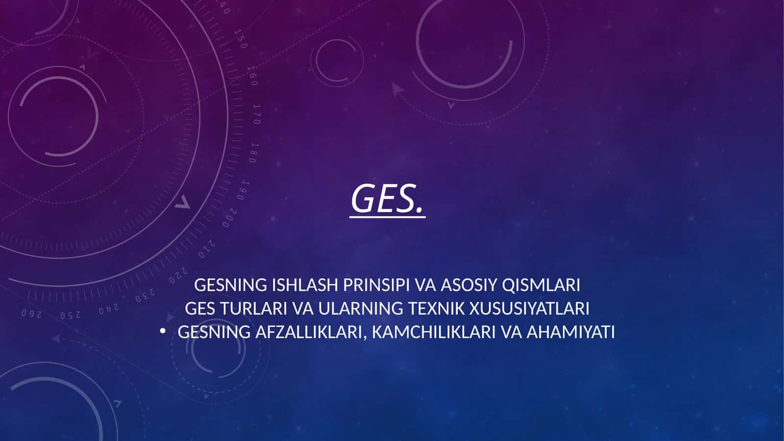 GES 1