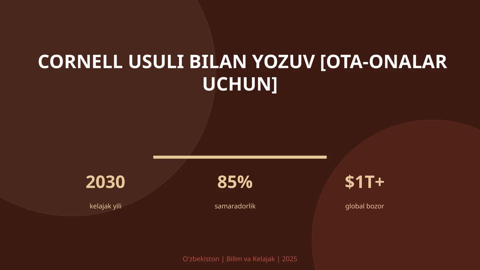 Cornell usuli bilan yozuv [ota-onalar uchun] 1