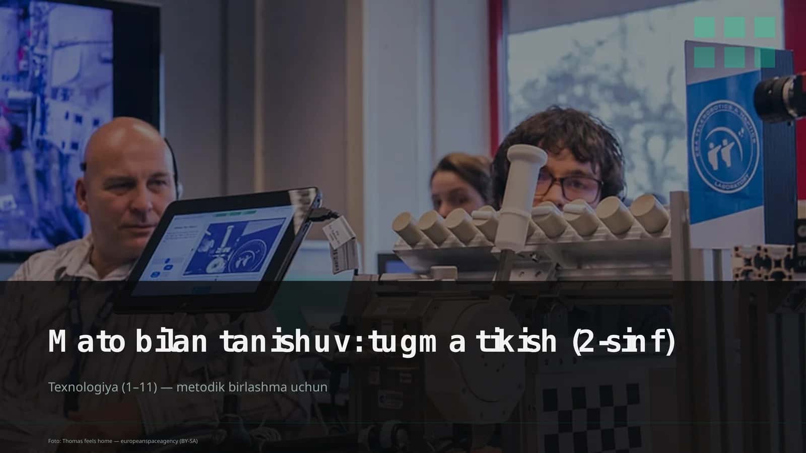 Mato bilan tanishuv: tugma tikish (2-sinf) 1
