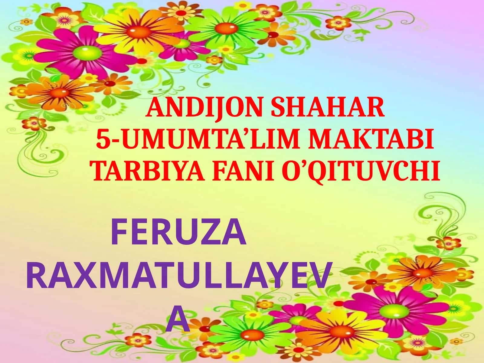 Mahallam - Mening Faxrim 1