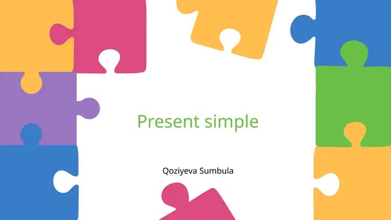 Present simple 1