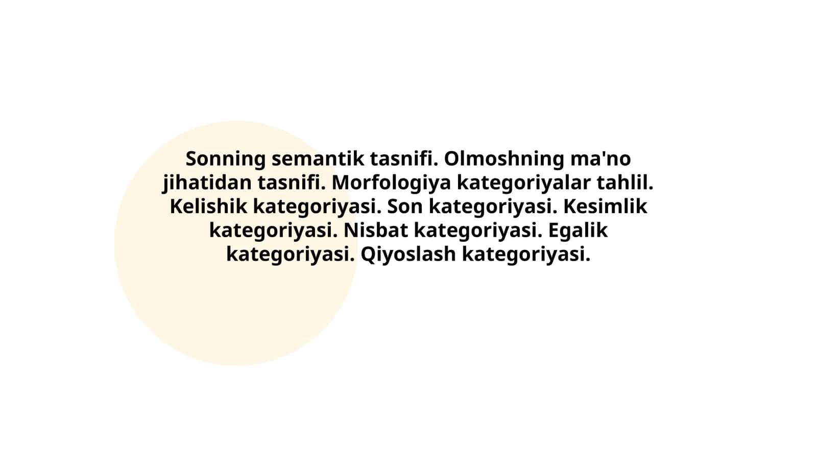 Tasnif kategoriyalari 1