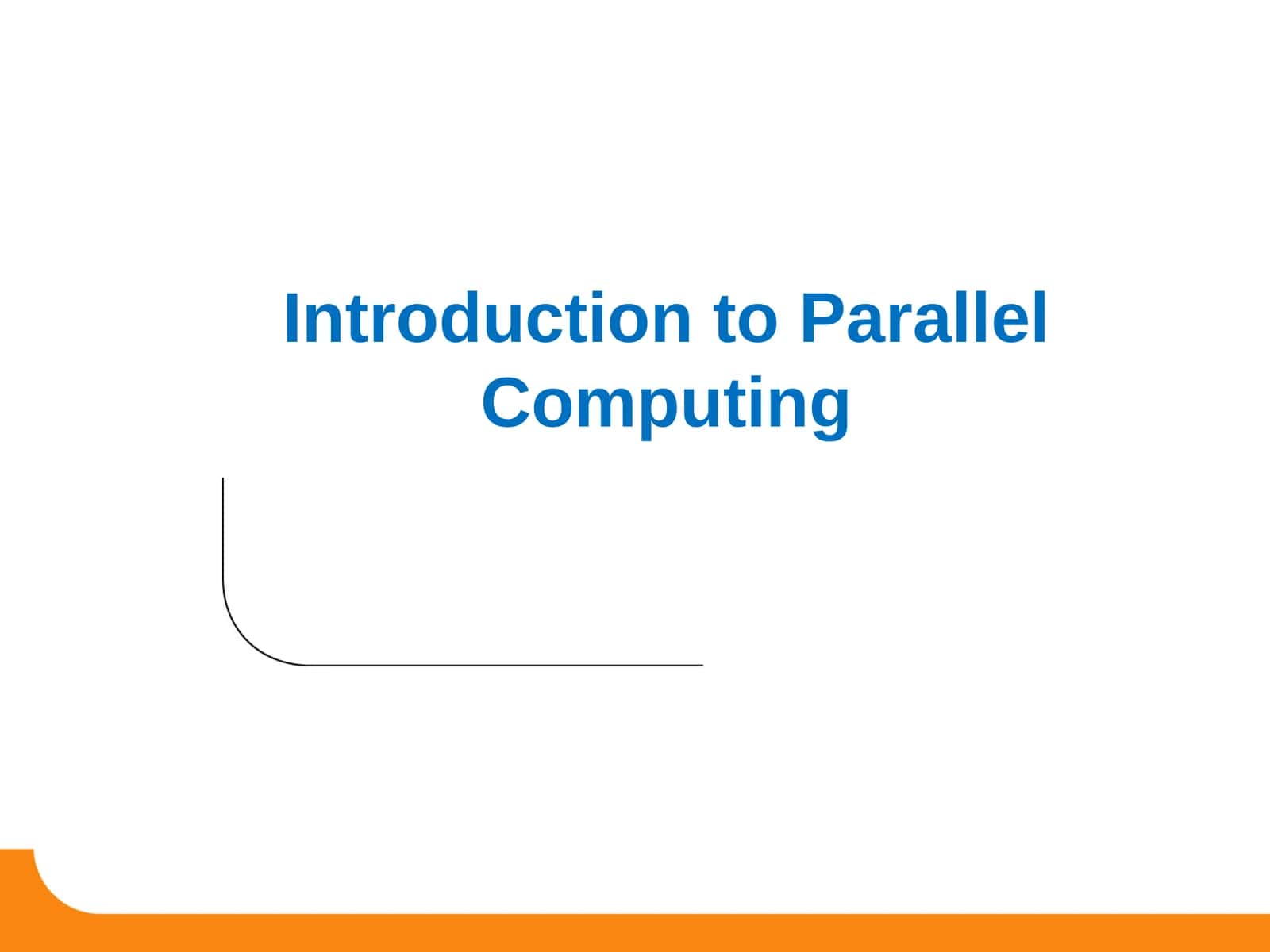 Parallel Computing 1