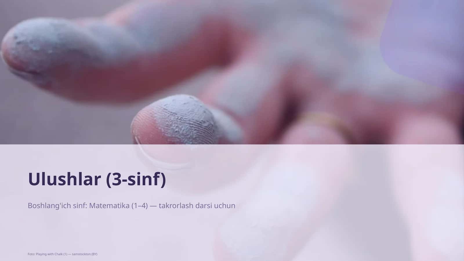 Ulushlar (3-sinf) 1