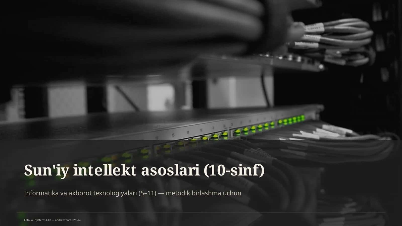 Sun'iy intellekt asoslari (10-sinf) 1