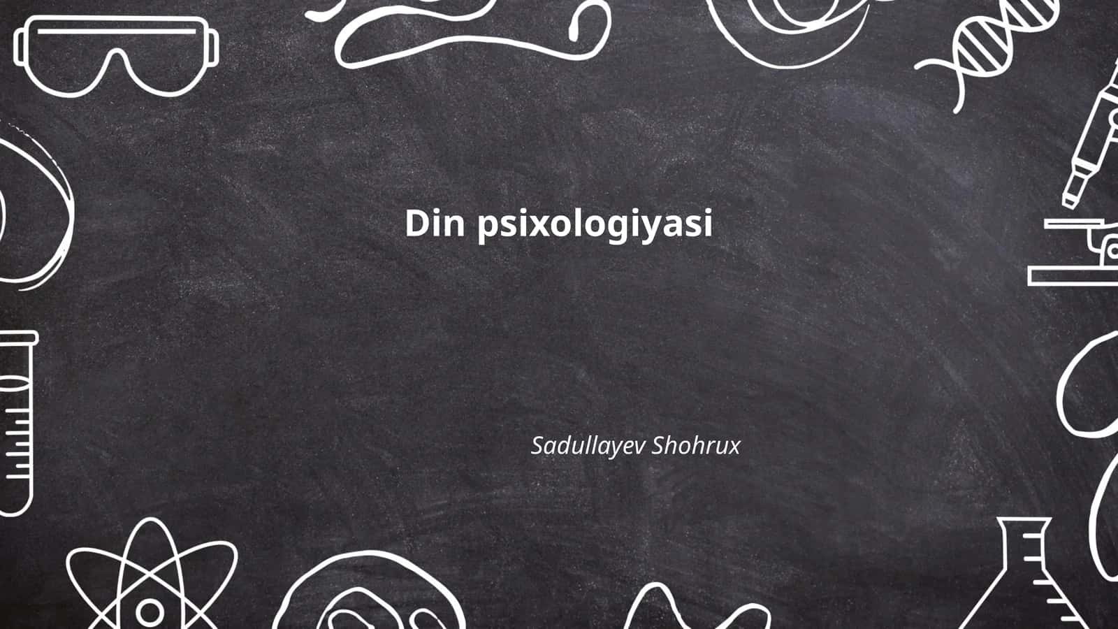 Din psixologiyasi 1