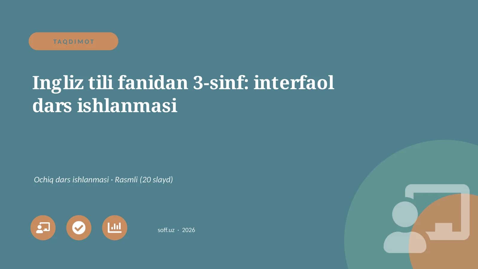 Ingliz tili fanidan 3-sinf: interfaol dars ishlanmasi 1