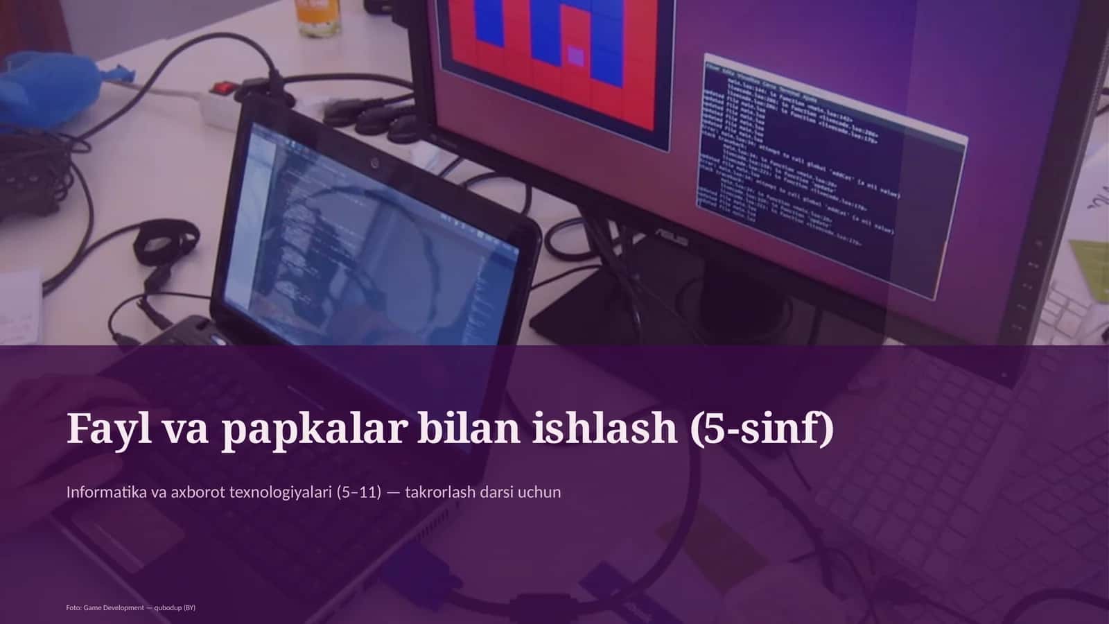 Fayl va papkalar bilan ishlash (5-sinf) 1