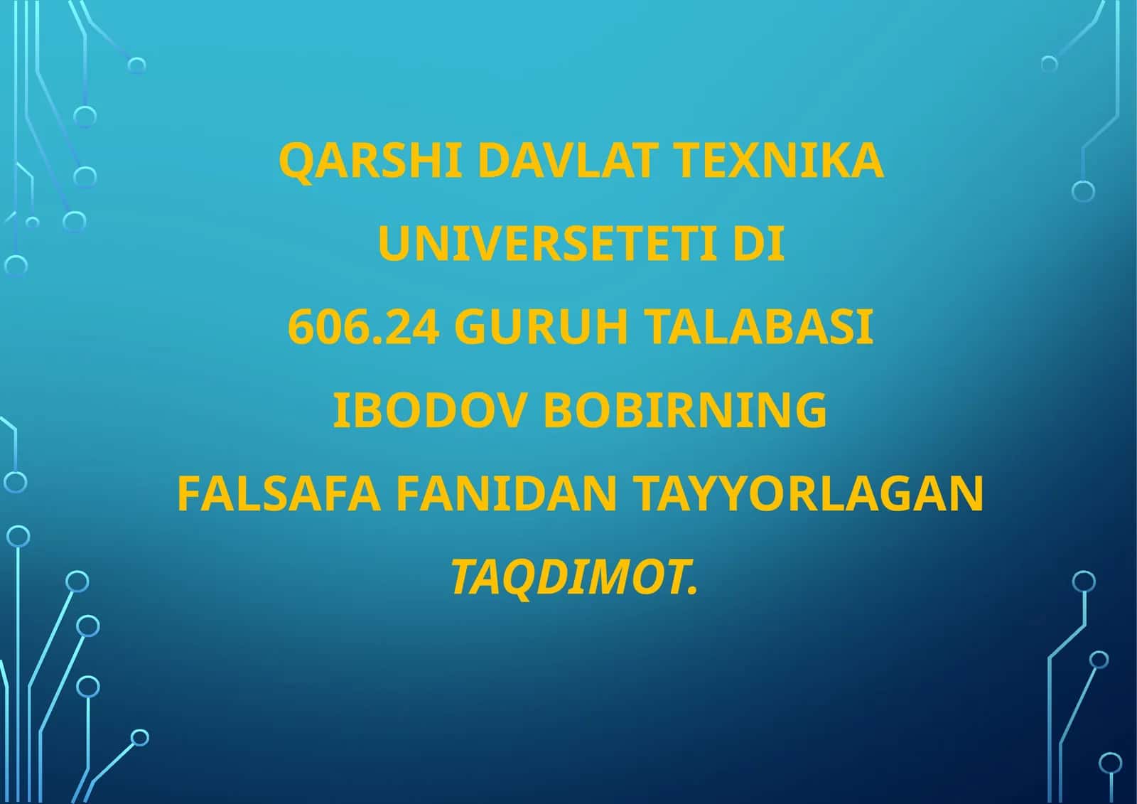 FALSAFA FANI 1