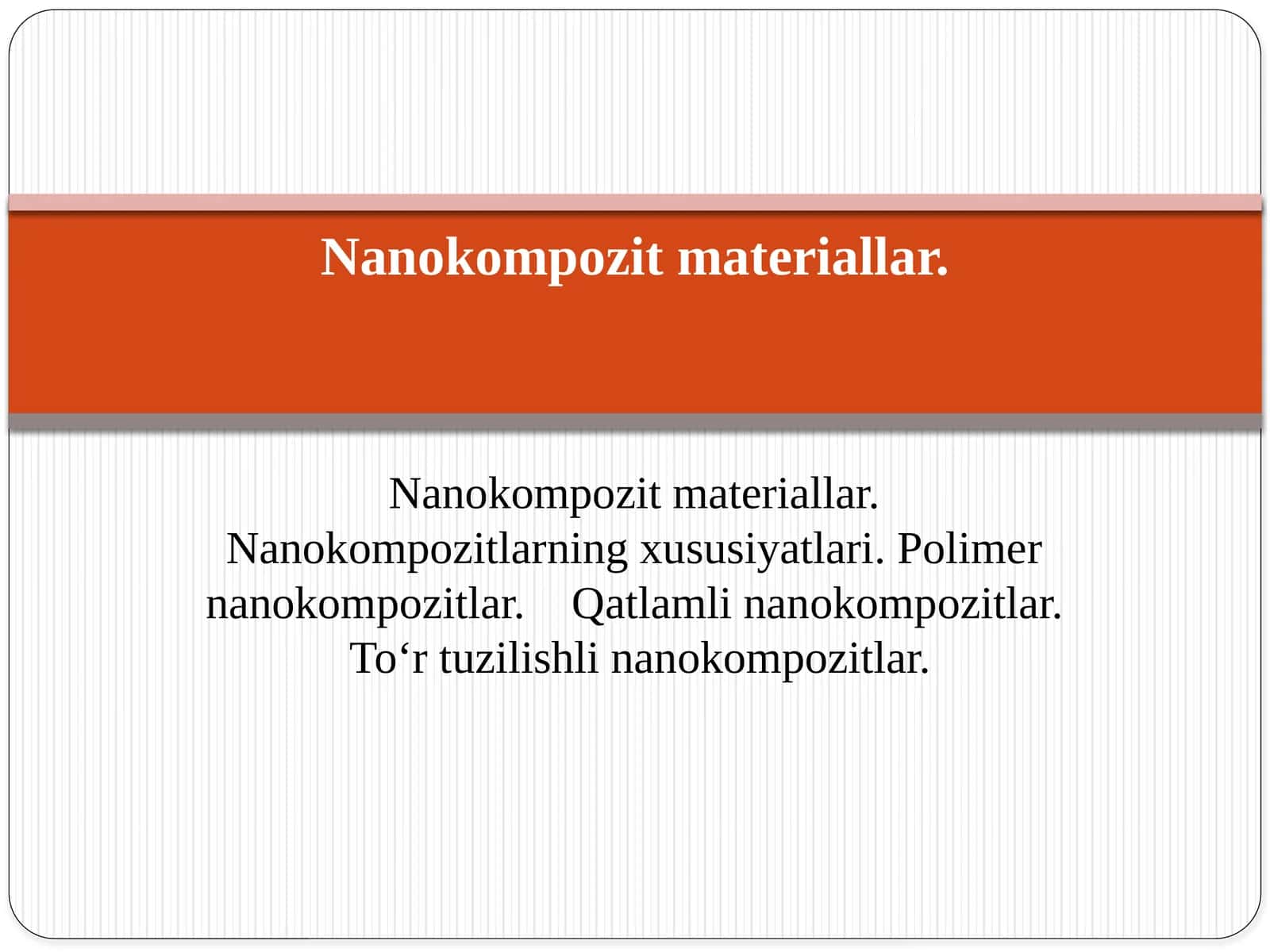 Nanokompozit materiallar 1