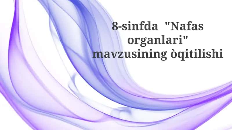 Nafasorganlari 1