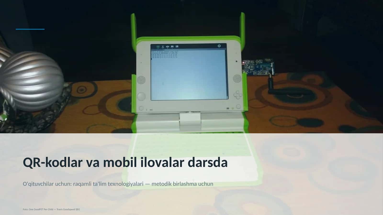 QR-kodlar va mobil ilovalar darsda 1