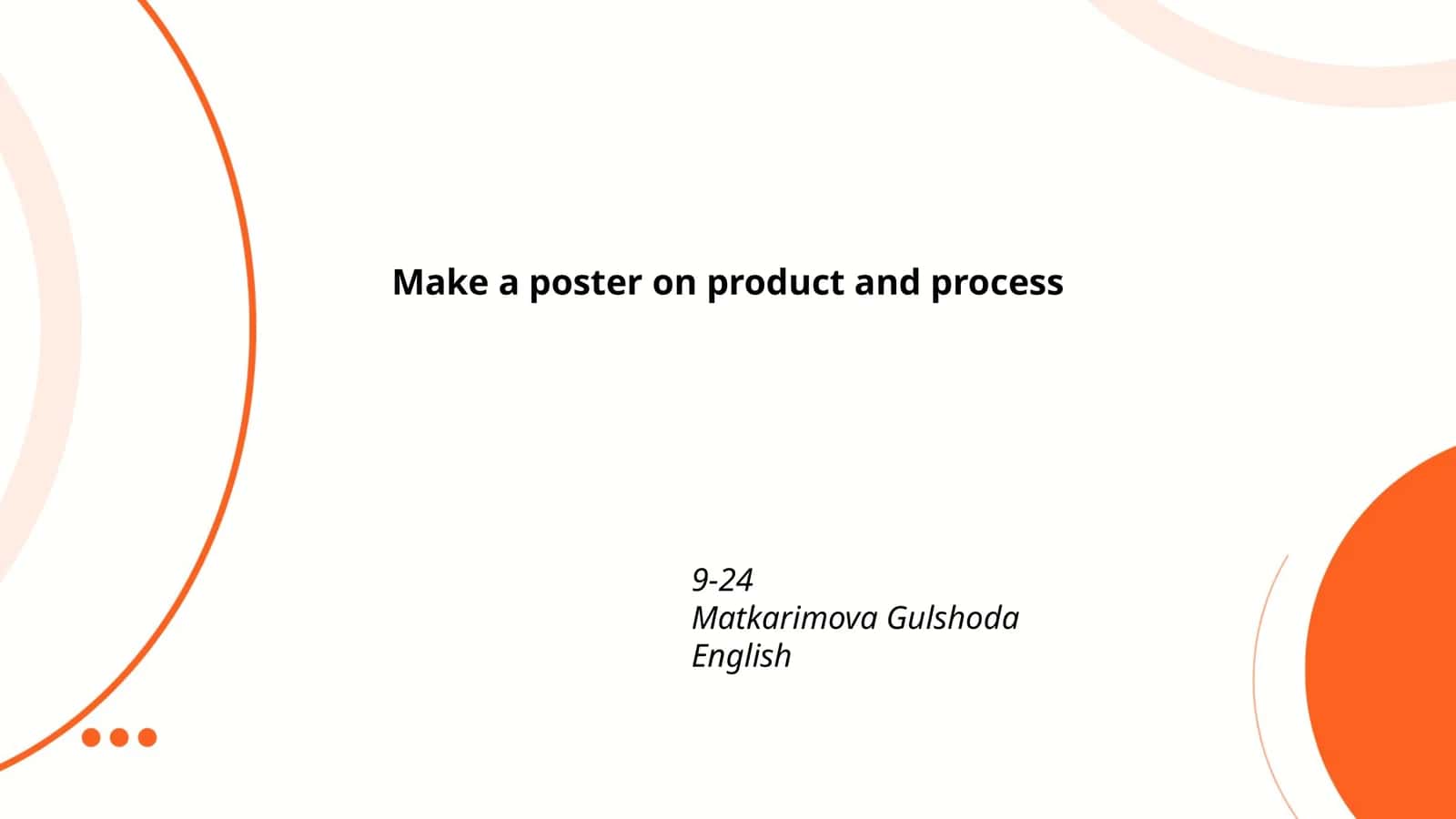Product Design 1