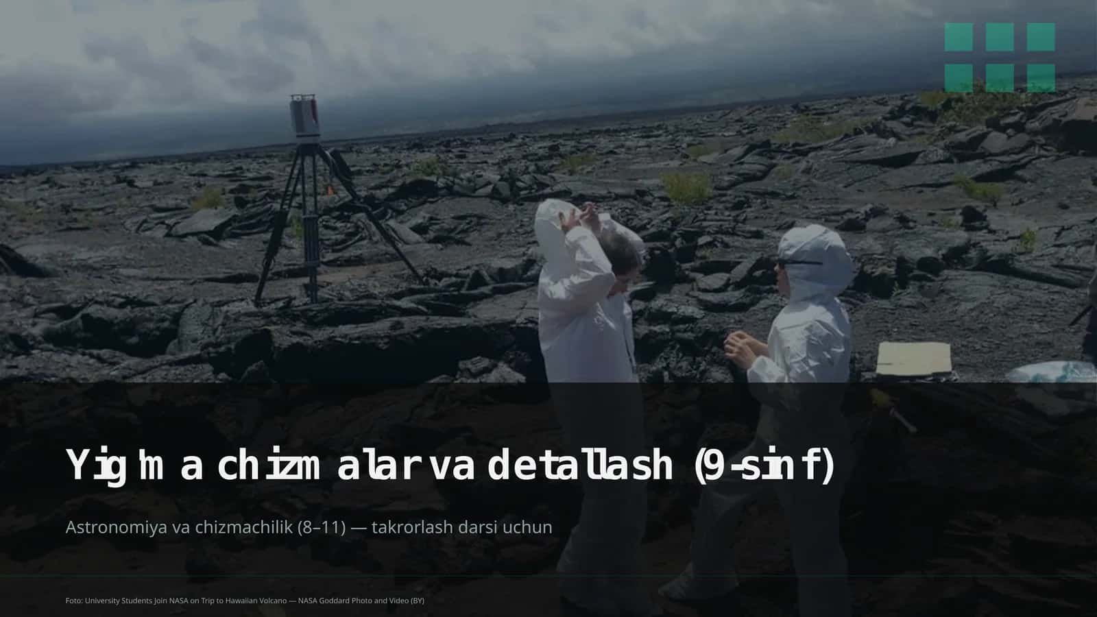 Yig'ma chizmalar va detallash (9-sinf) 1