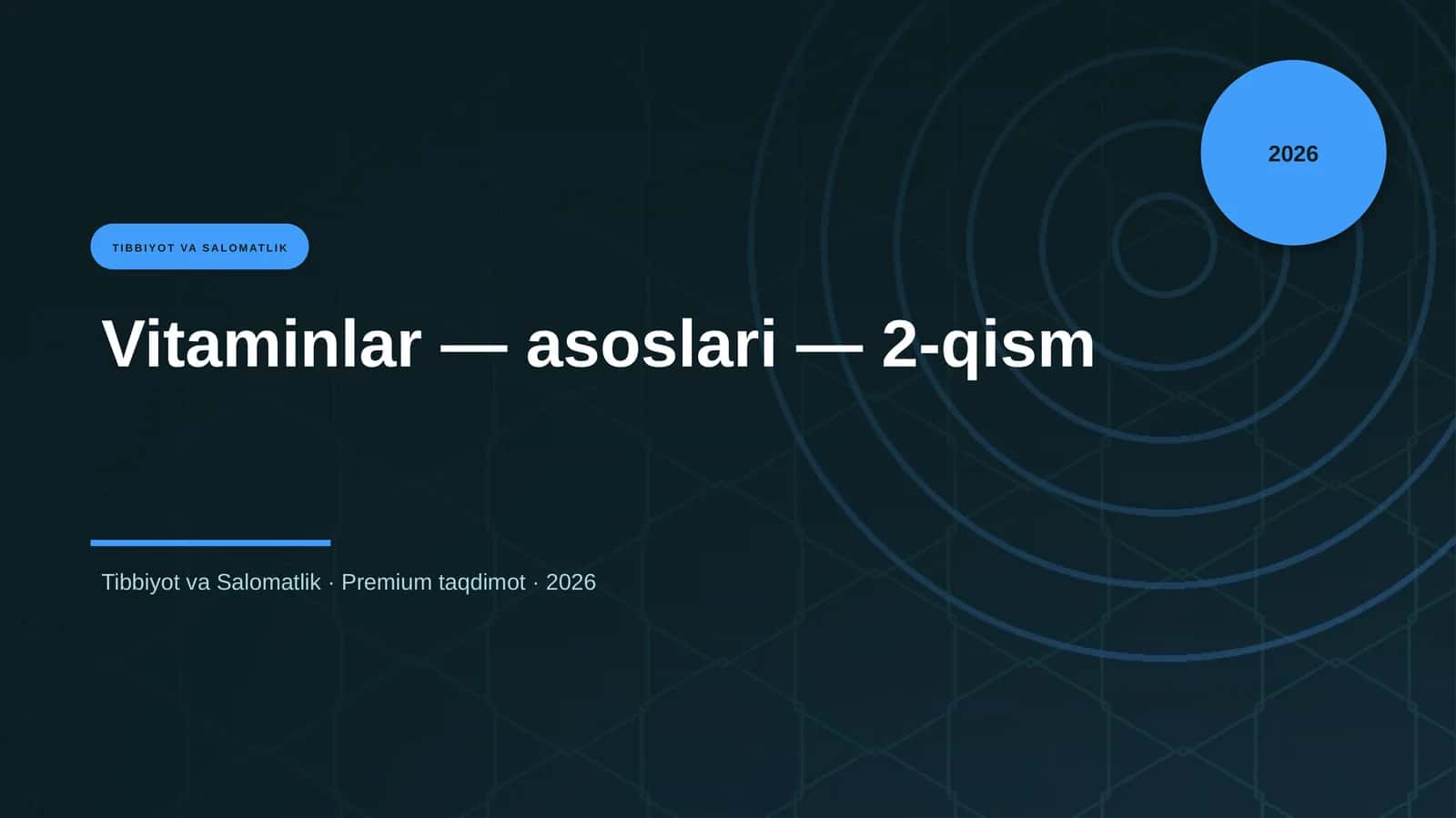 Vitaminlar — asoslari — 2-qism 1