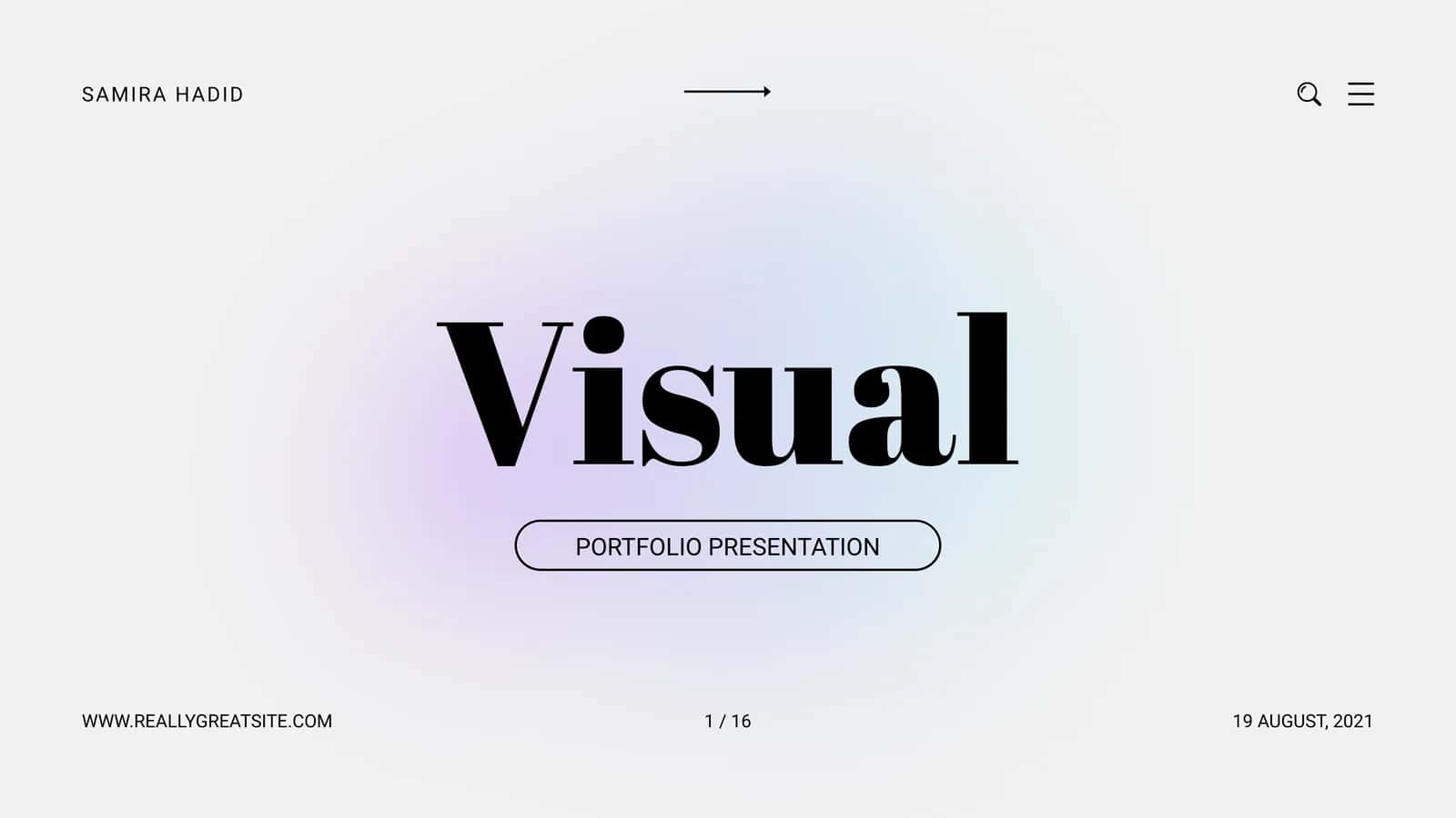 PORTFOLIO PRESENTATION 1