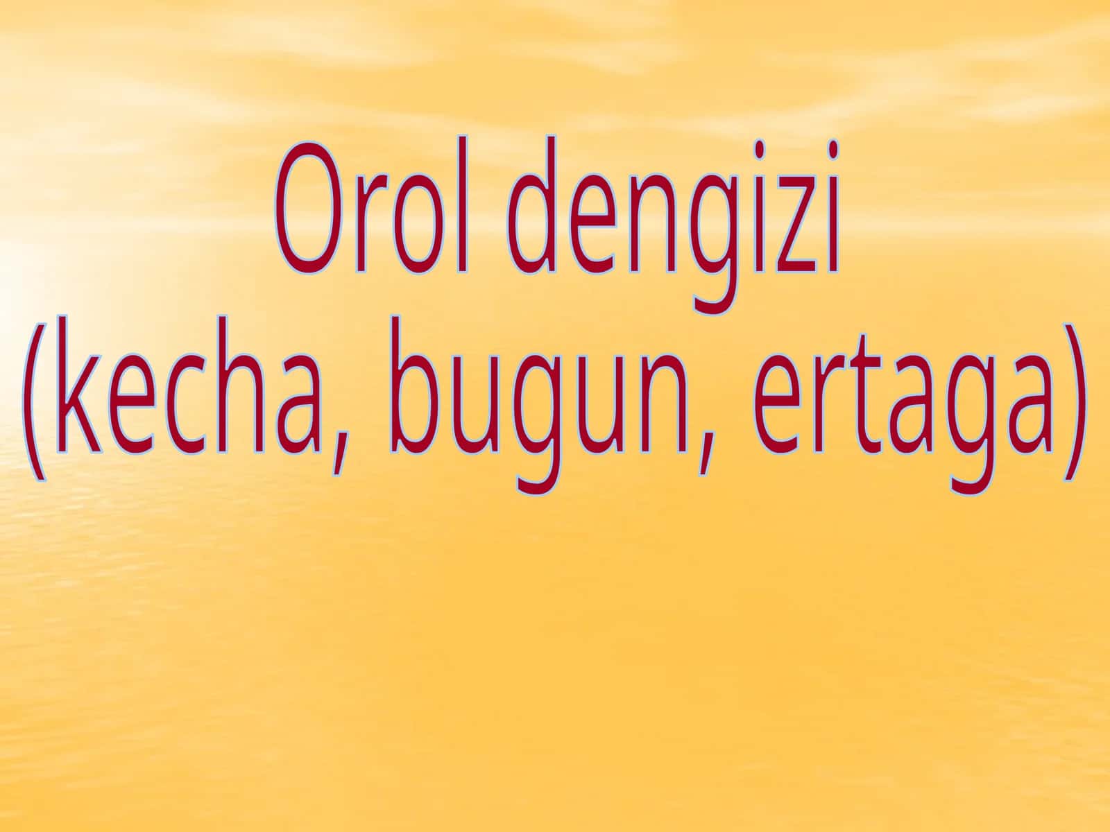 Orol dengizi 1