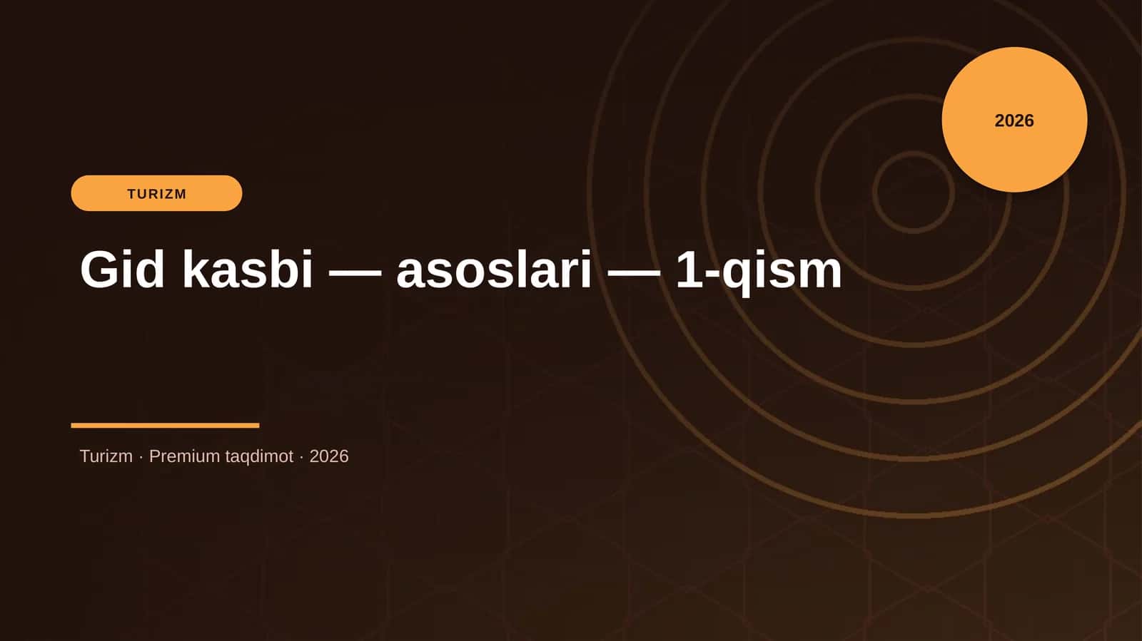 Gid kasbi — asoslari — 1-qism 1