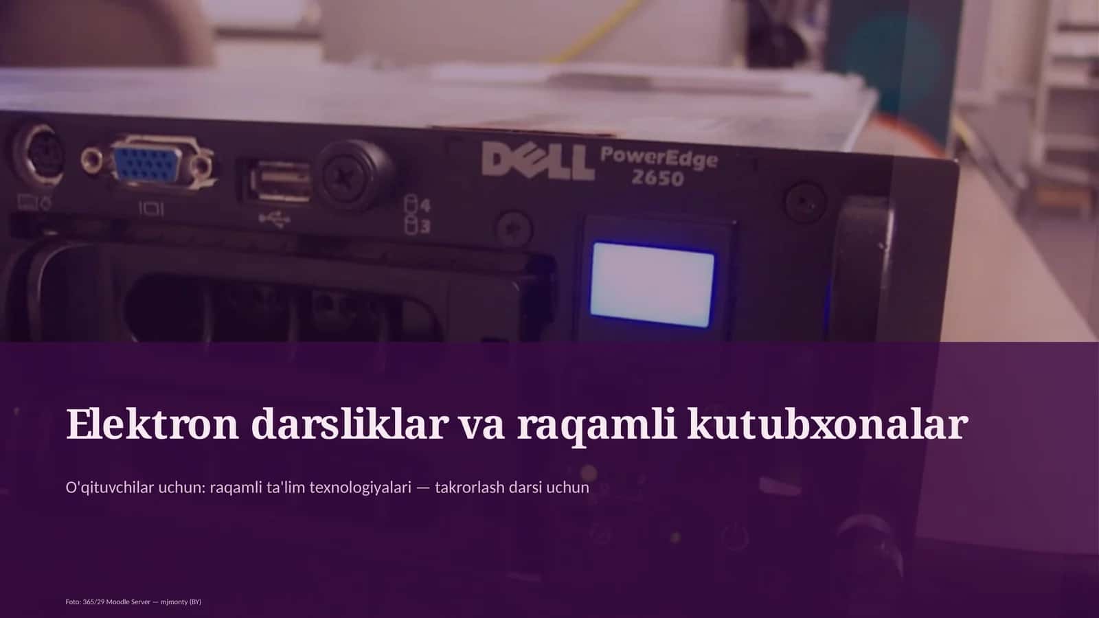 Elektron darsliklar va raqamli kutubxonalar 1