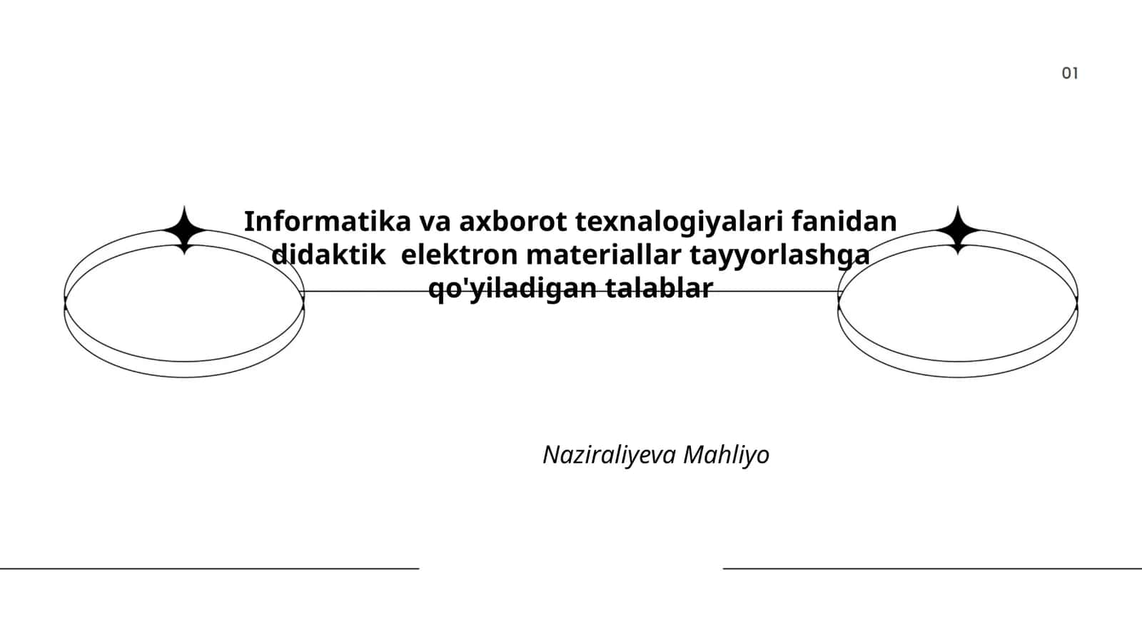 Informatika va axborot texnologiyalari fanidan didaktik elektron materiallar tayyorlashga qo'yiladigan talablar 1