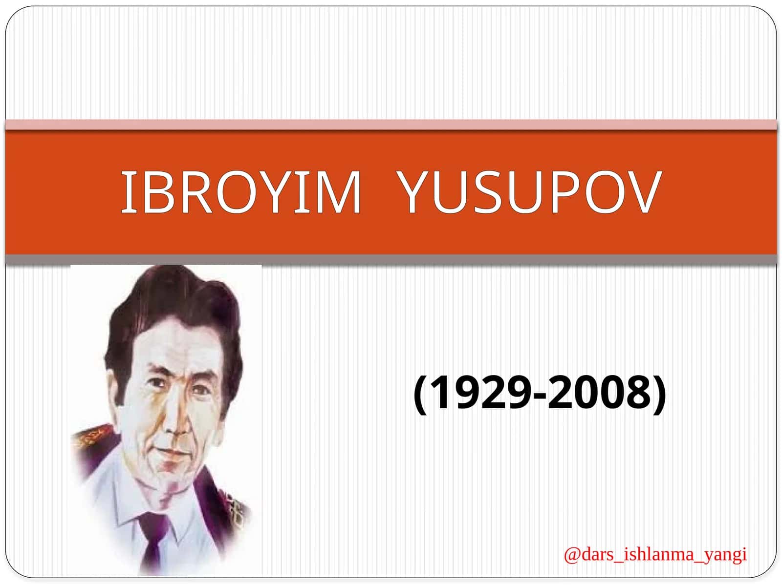 Ibroyim Yusupov 1